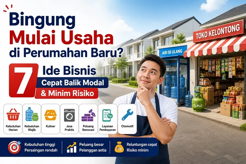 Mulai usaha di Perumahan Baru