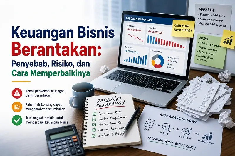 Keuangan Bisnis Berantakan