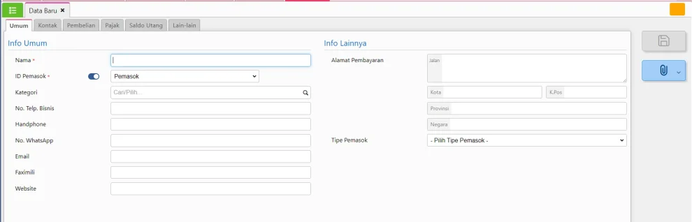 Input data Supplier
