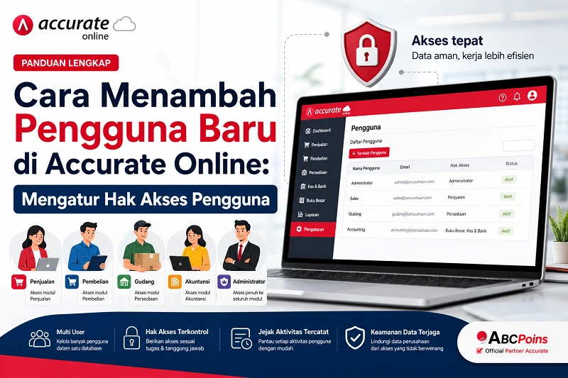 Cara Menambah Pengguna Baru Accurate Online