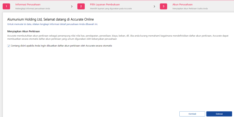 Meengkapi Informasi Perusahaan