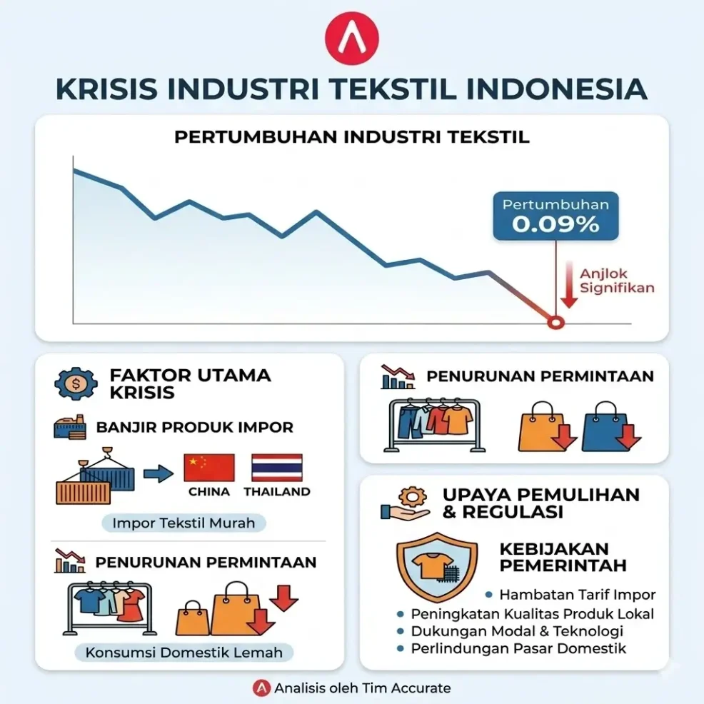 Infografis Tantangan Industri Tekstil