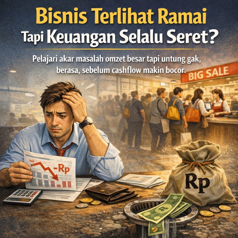bisnis terlihat rame tapi untung seret