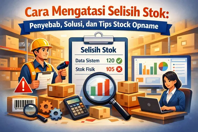 Cara Mengatasi Selisih Stok