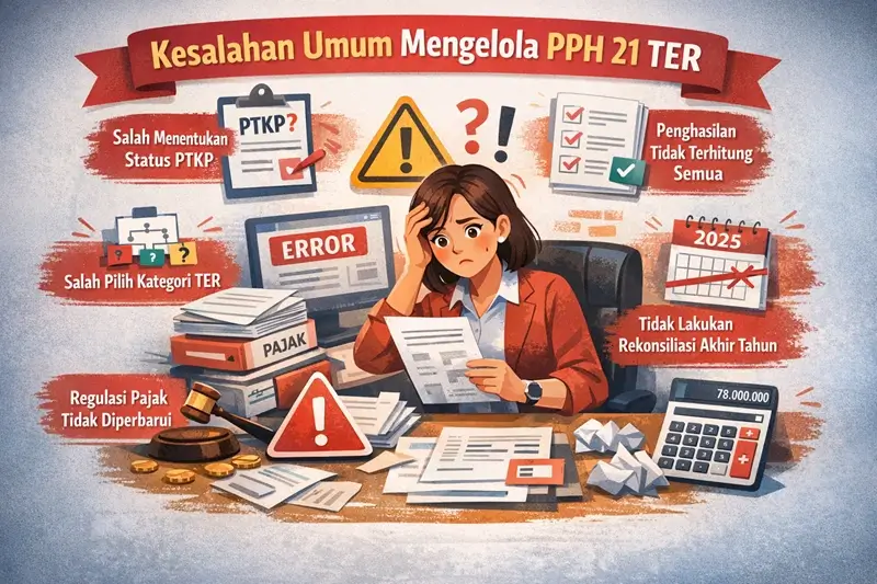 Kesalahan Umum Mengelola PPh 21 TER